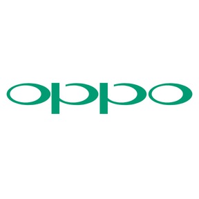 Oppo brand logo in green on white background