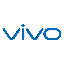 Vivo brand logo in blue on white background