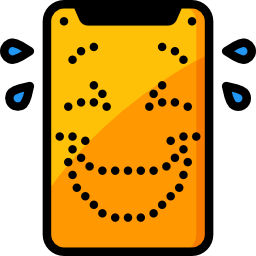 Xiaomi brand logo in orange on white background